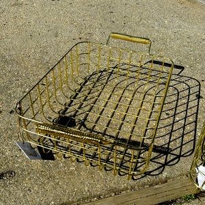 I am selling  two gold fruit baskets (it has multi purpose use)